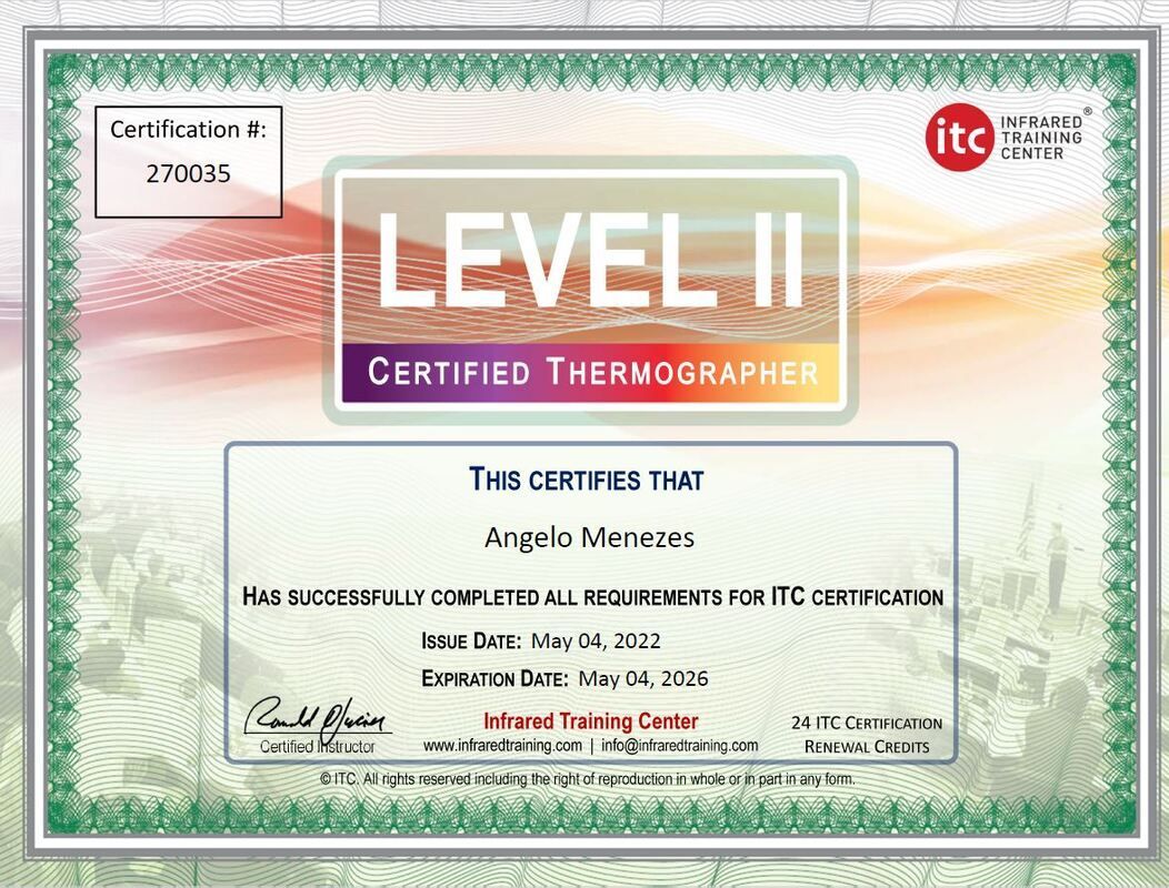 level-2 Certified Thermographer