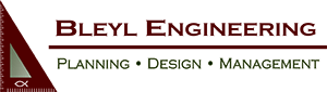 Logo for Bleyl Engineering: text 