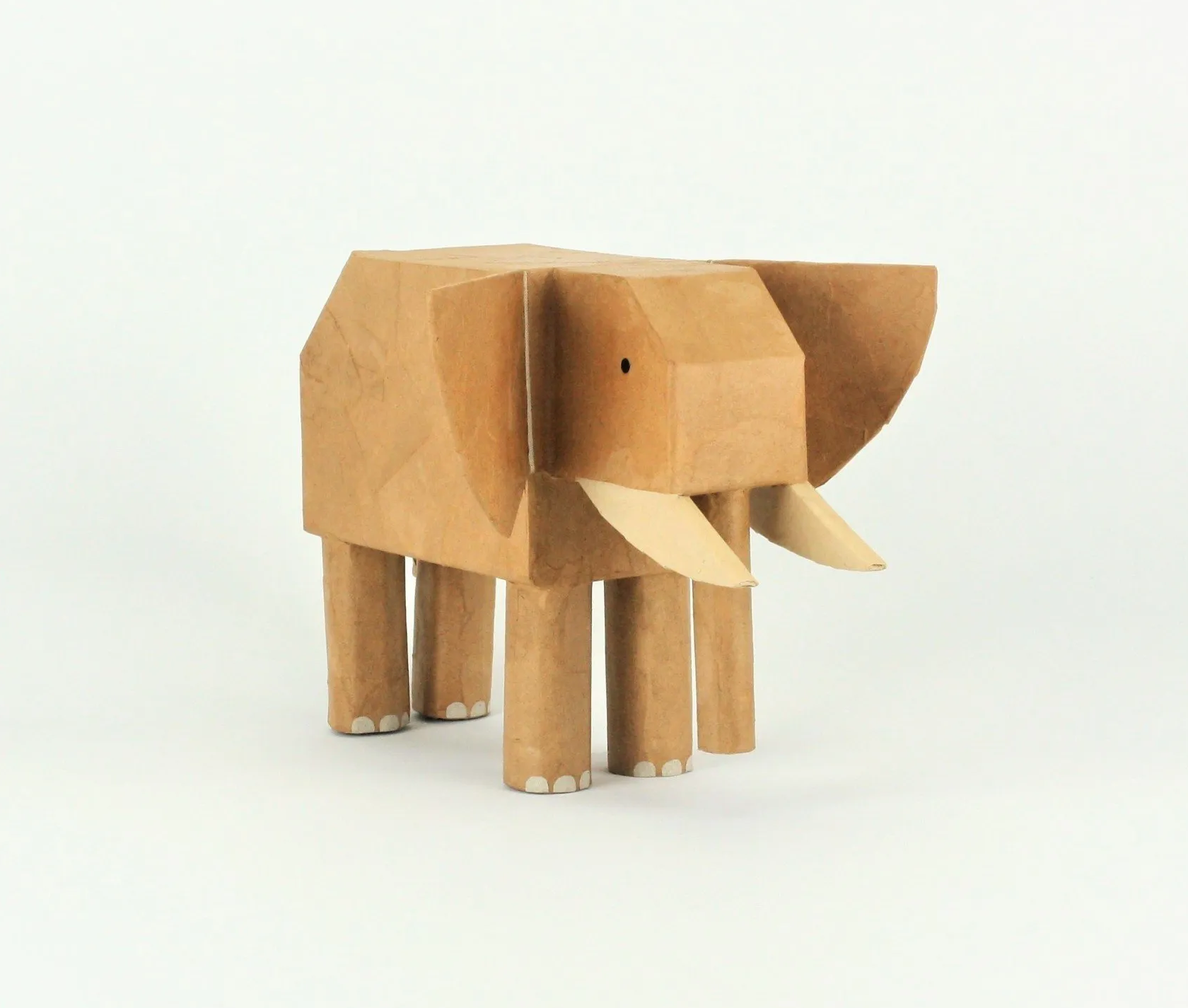 elefante cartão papelão bichos reciclados edgard bittencourt natureza maluca