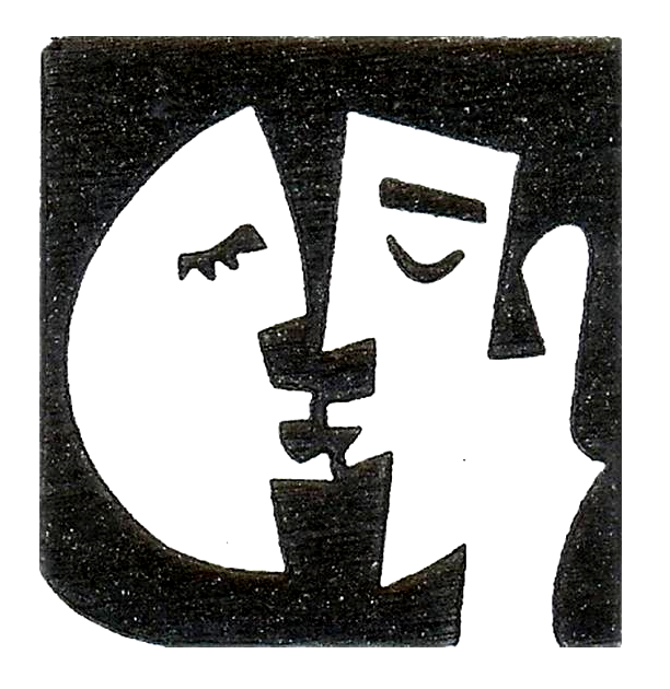 xilogravura desenho casal beijando beijo preto branco edgard bittencourt natureza maluca