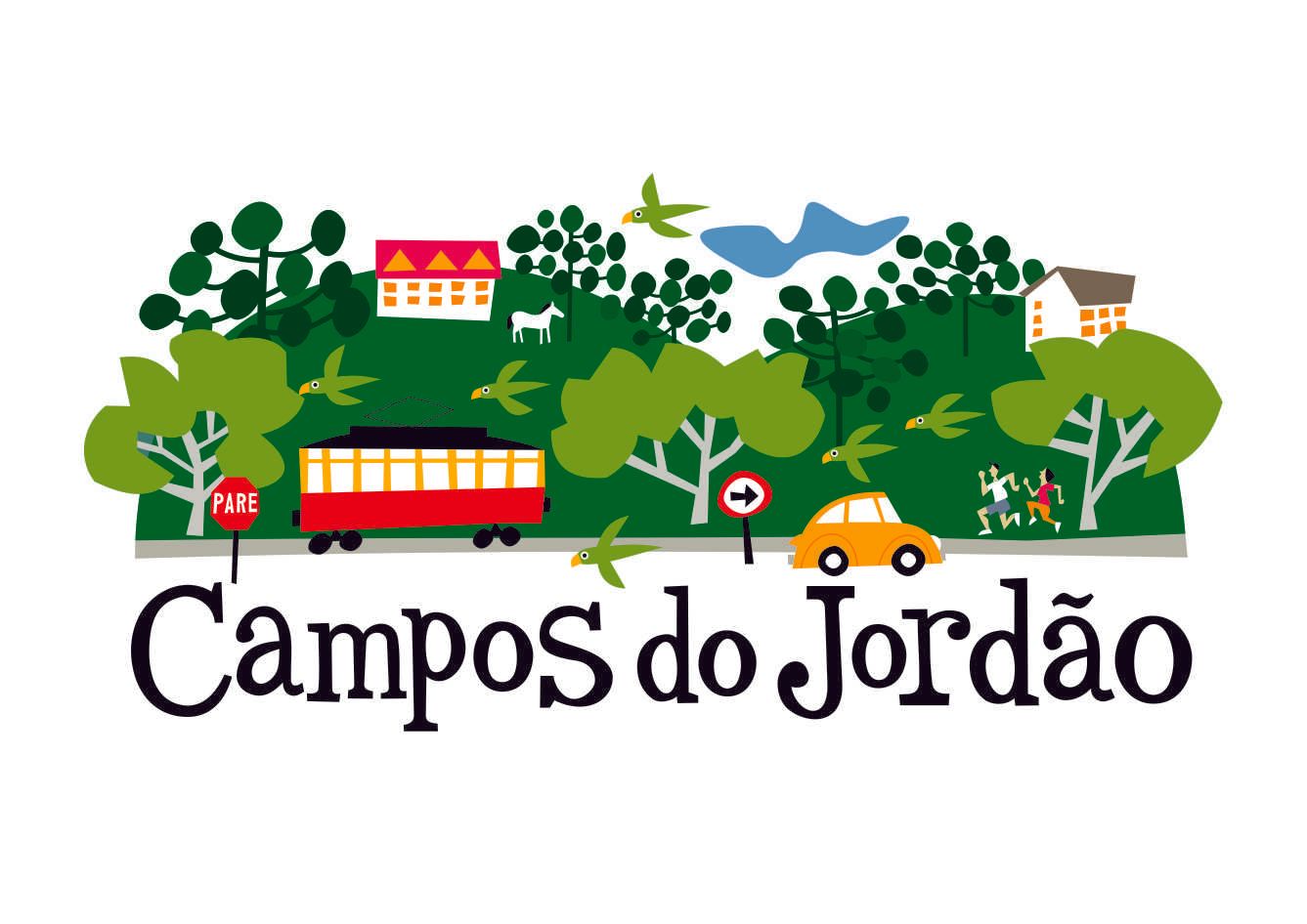 estampa desenho campos do jordão bondinho edgard bittencourt natureza maluca