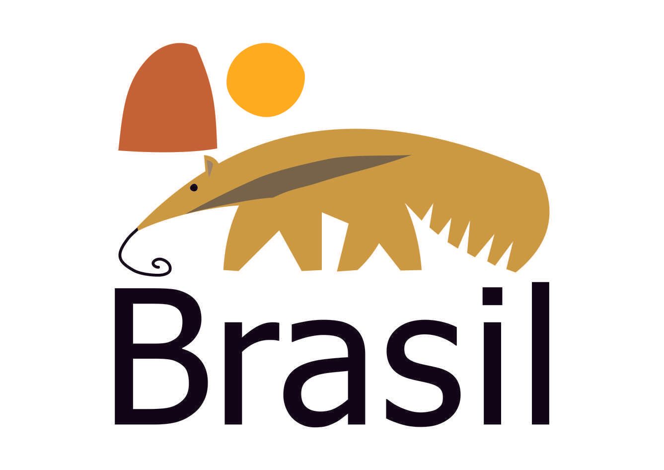 estampa desenho brasil tamanduá edgard bittencourt natureza maluca