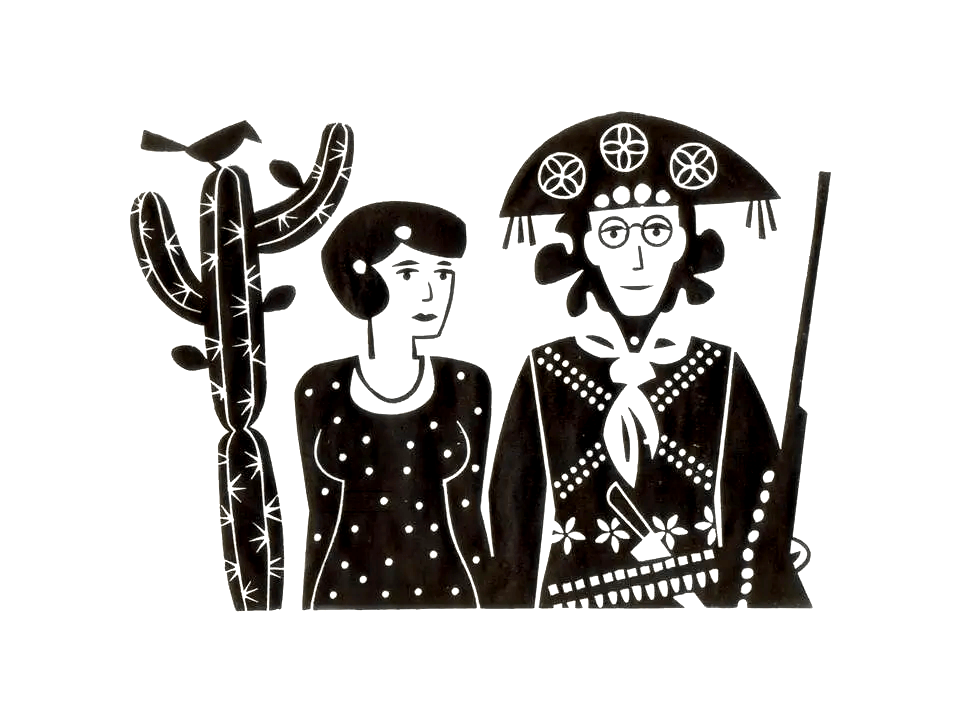 xilogravura desenho lampião e maria bonita edgard bittencourt natureza maluca