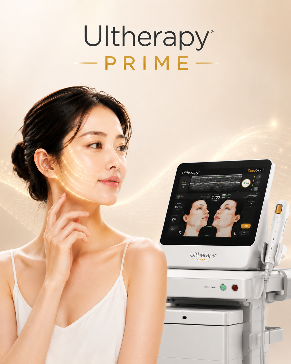 Ultherapy Prime lifting result at JRYN Seomyeon Busan