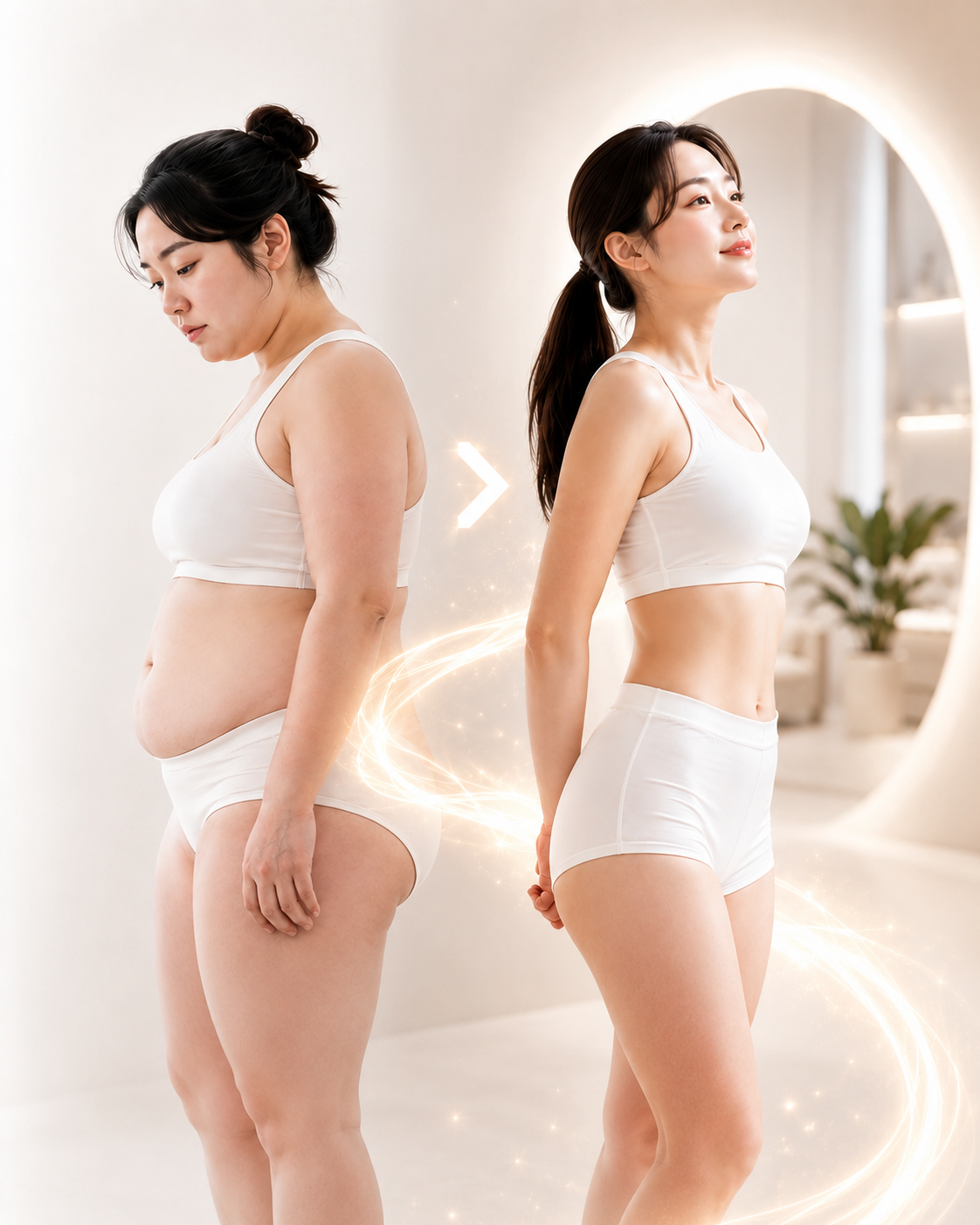 Onda Coolwaves body contouring treatment areas at JRYN Dermatology Seomyeon Busan