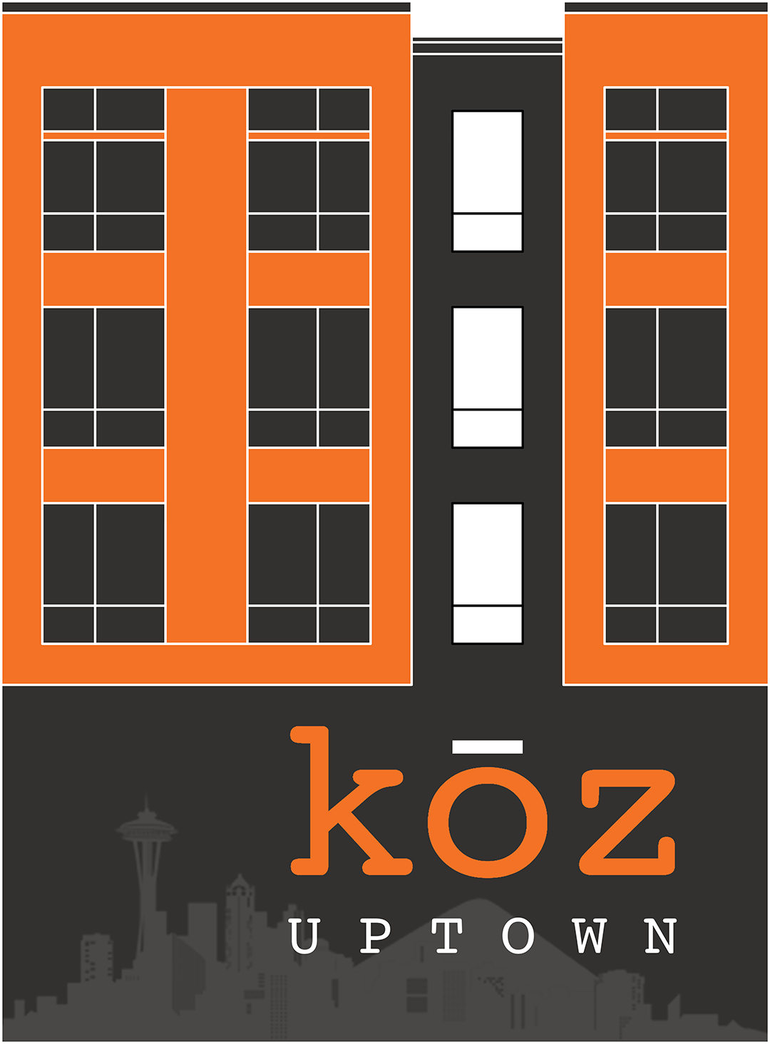 Koz on Uptown header logo - select to go home