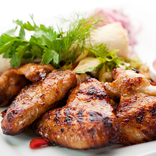 specialità di carne alla griglia e alla brace