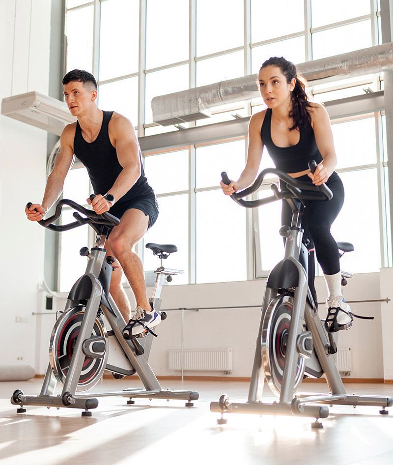 Couple Doing Exercise