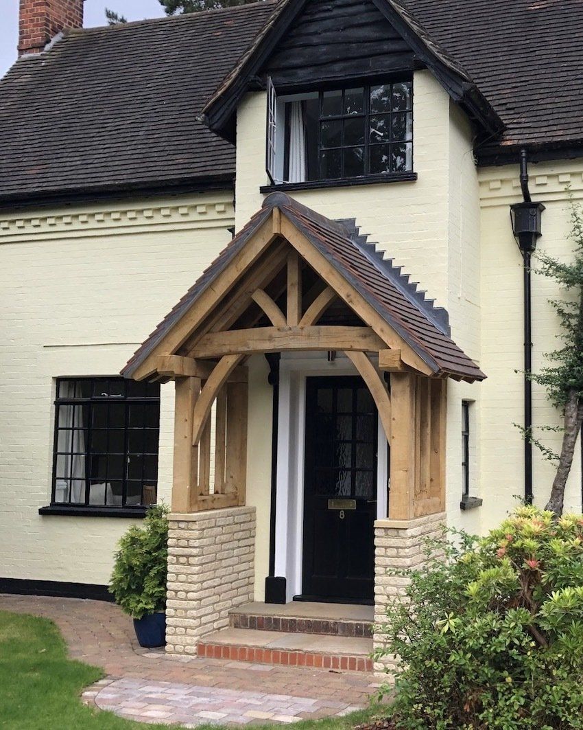 The English Porch Company Yeovil Oak Framed Porch Kits