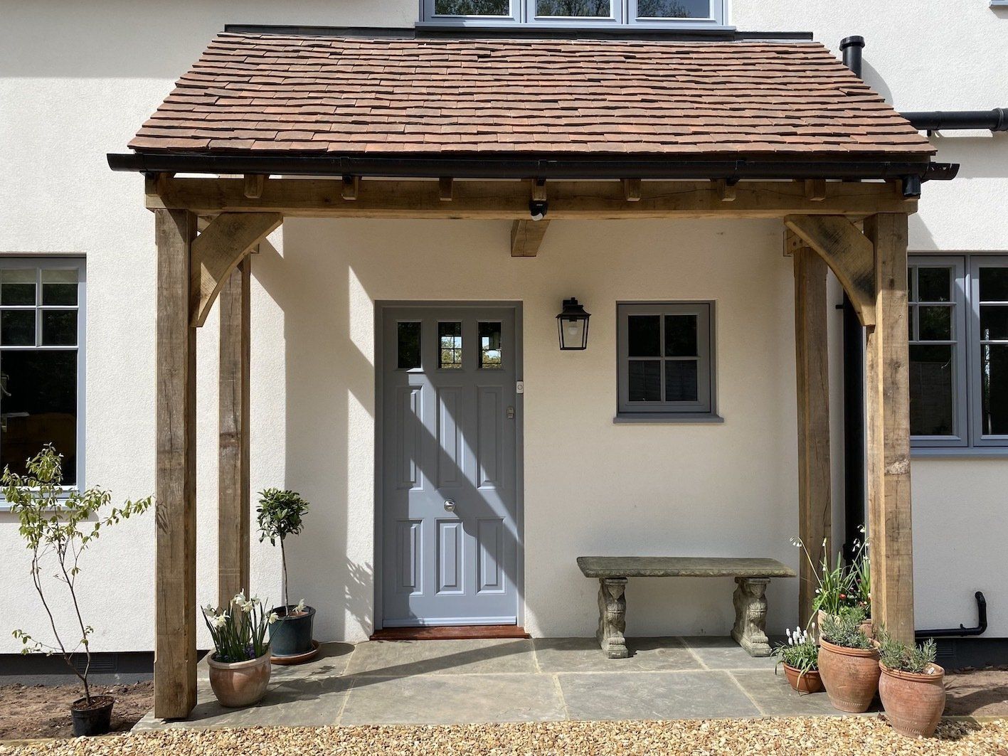 The English Porch Company Yeovil Green Oak Porch
