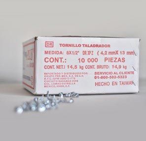 Tornillo tecbrock punta de broca 1.2 cromado construccion ligera 1920w