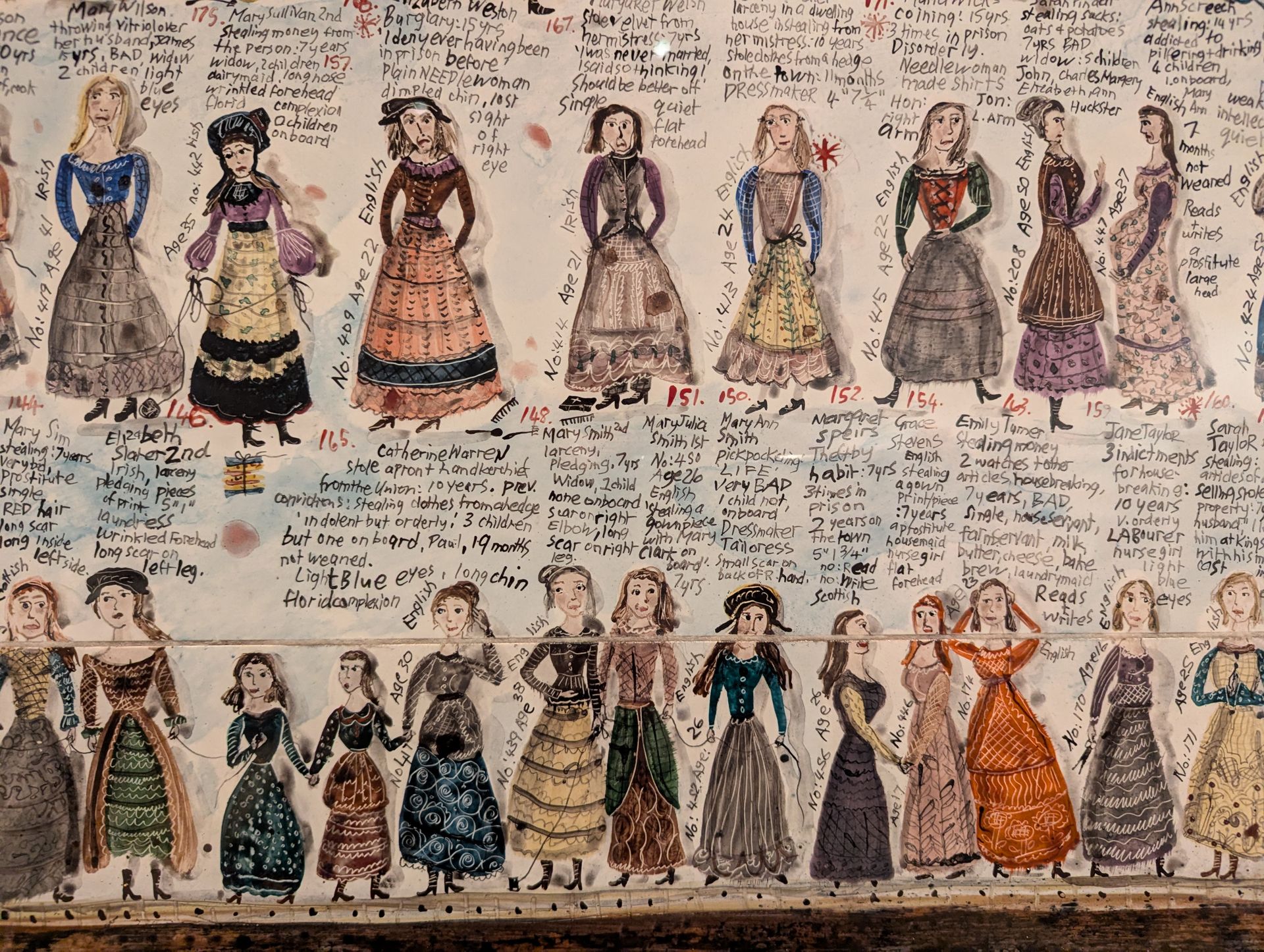 Children playing near a boat, next to a wooden building. One child jumps, others sit or stand.