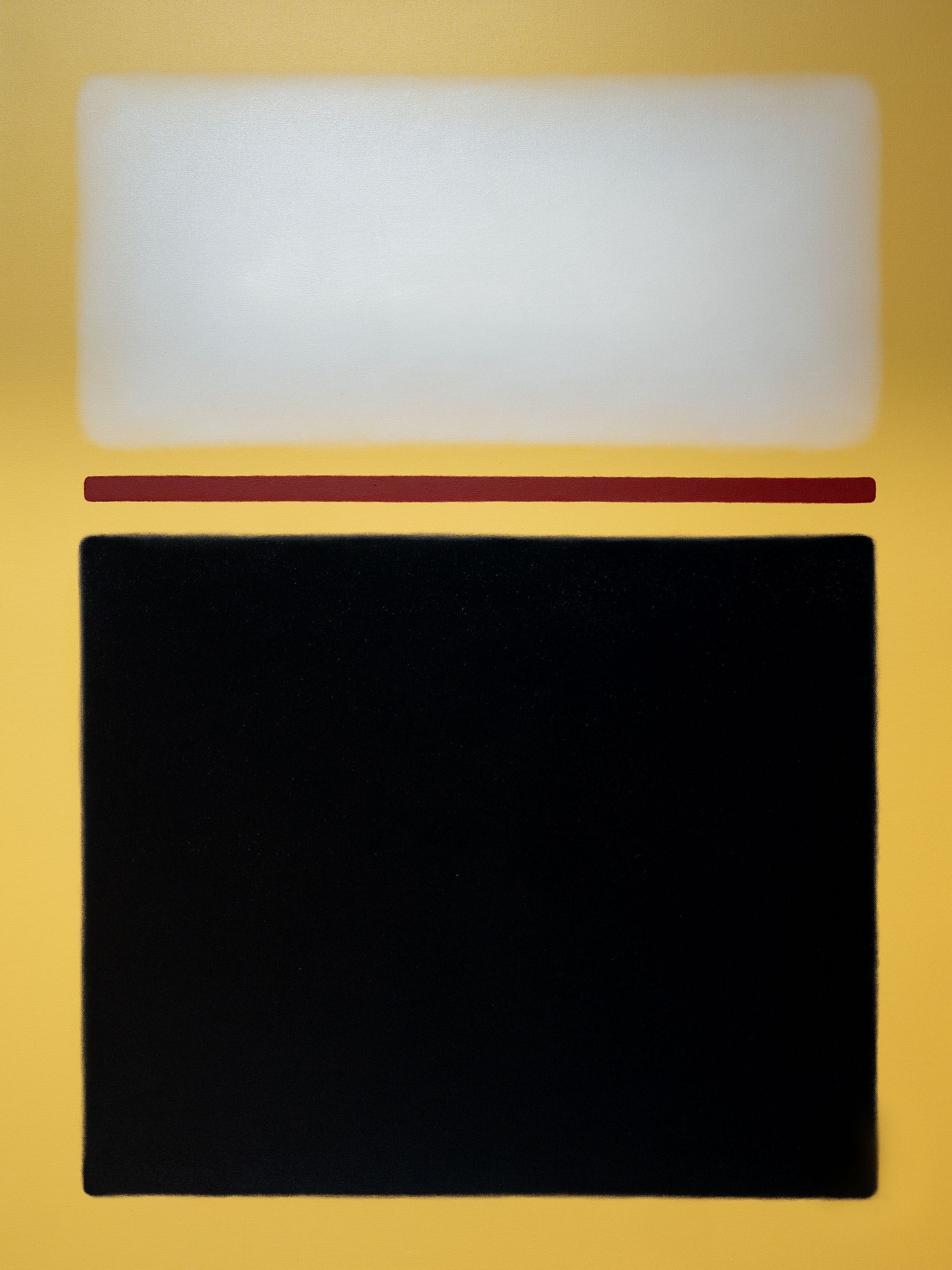 Fences, Black and White on Yellow