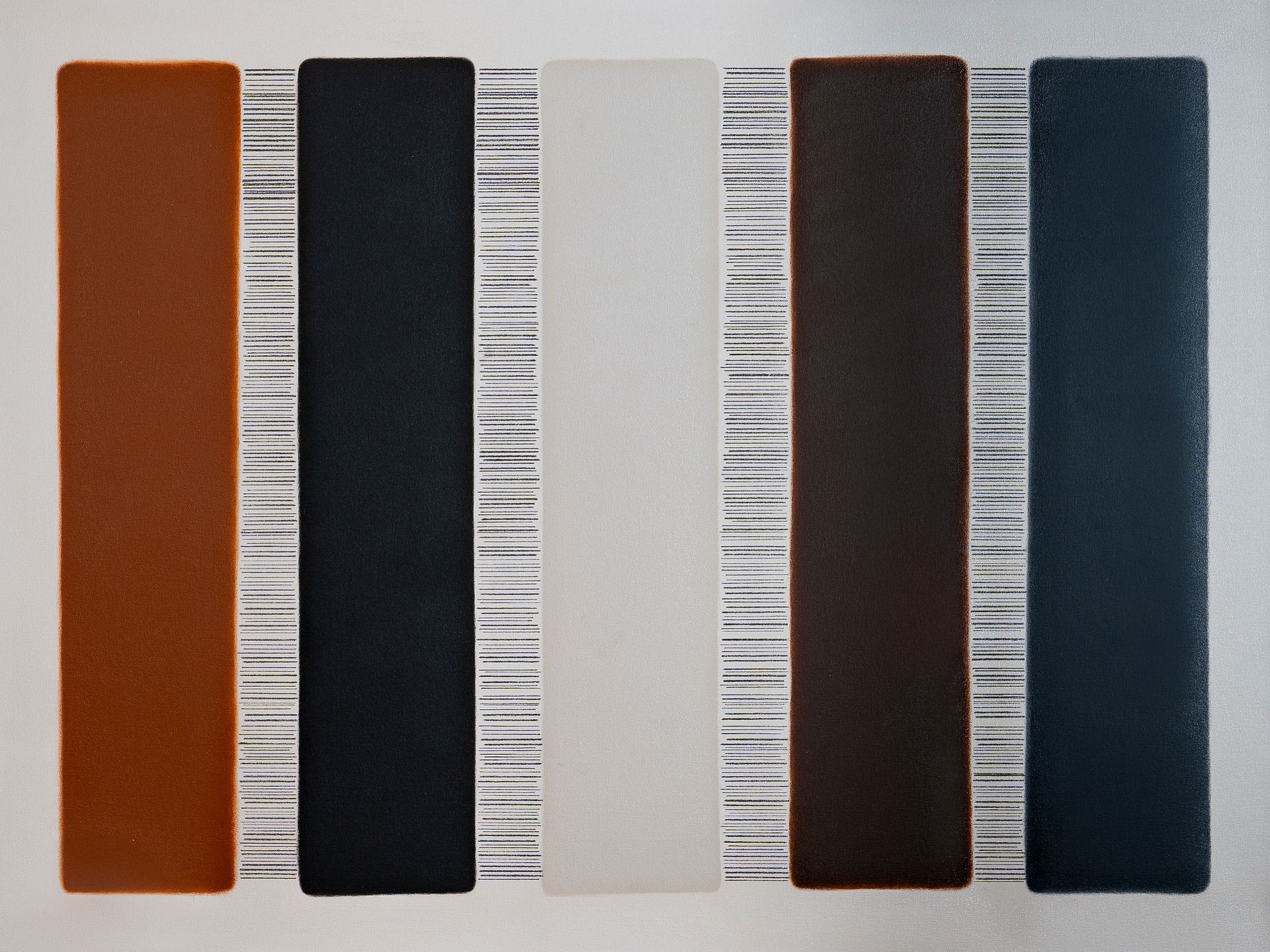 Fences, Blue and Rust