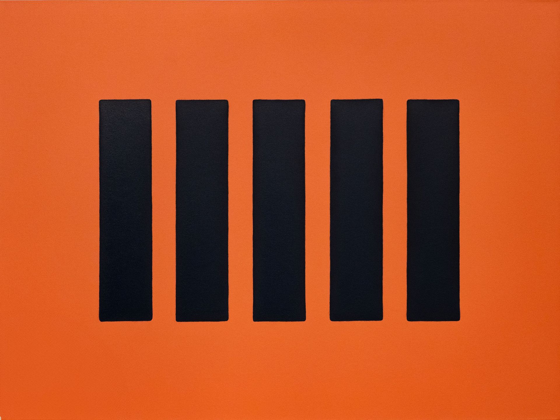 Fences, Dark Blue on Salmon