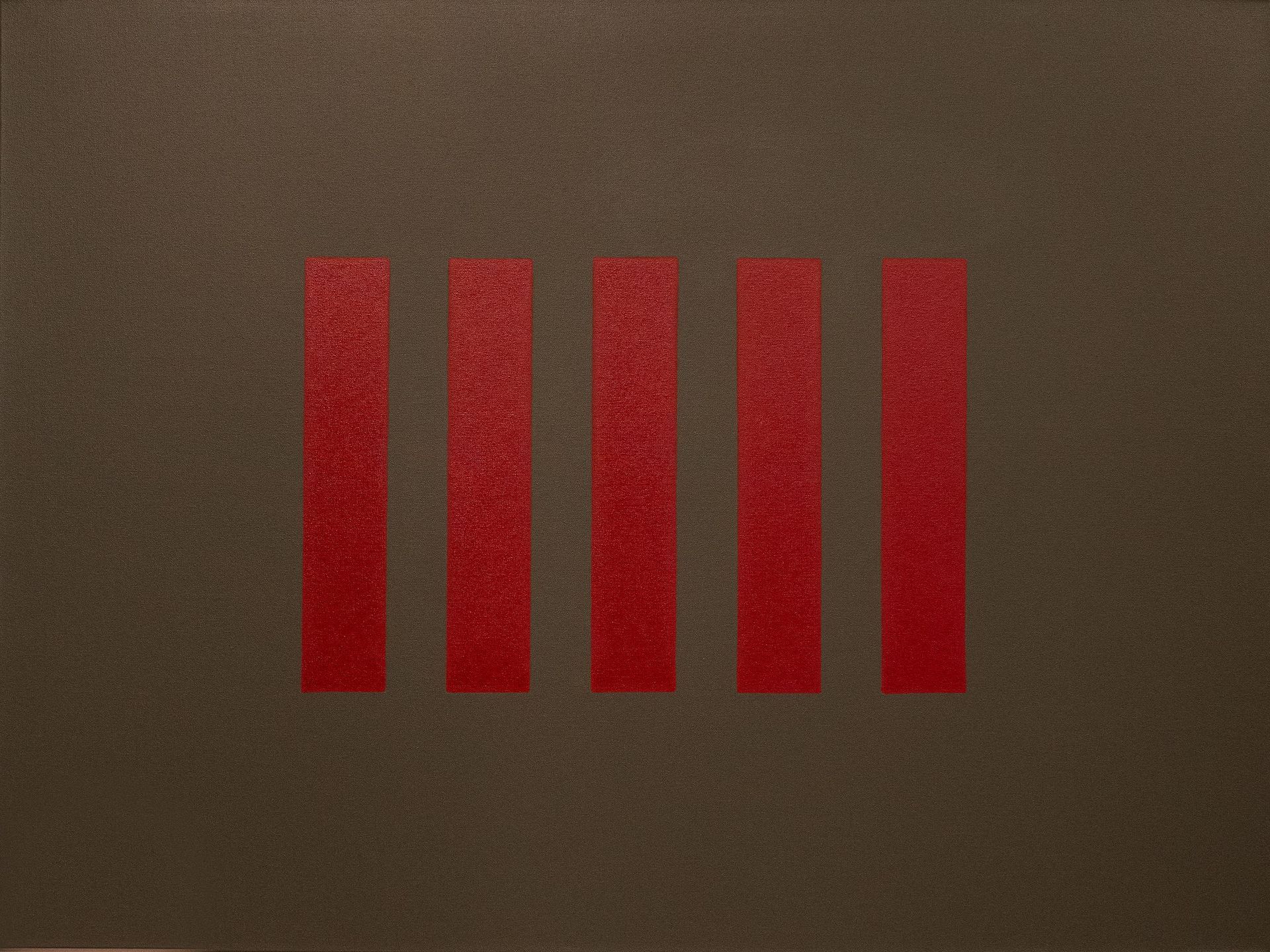 Fences, Red on Green