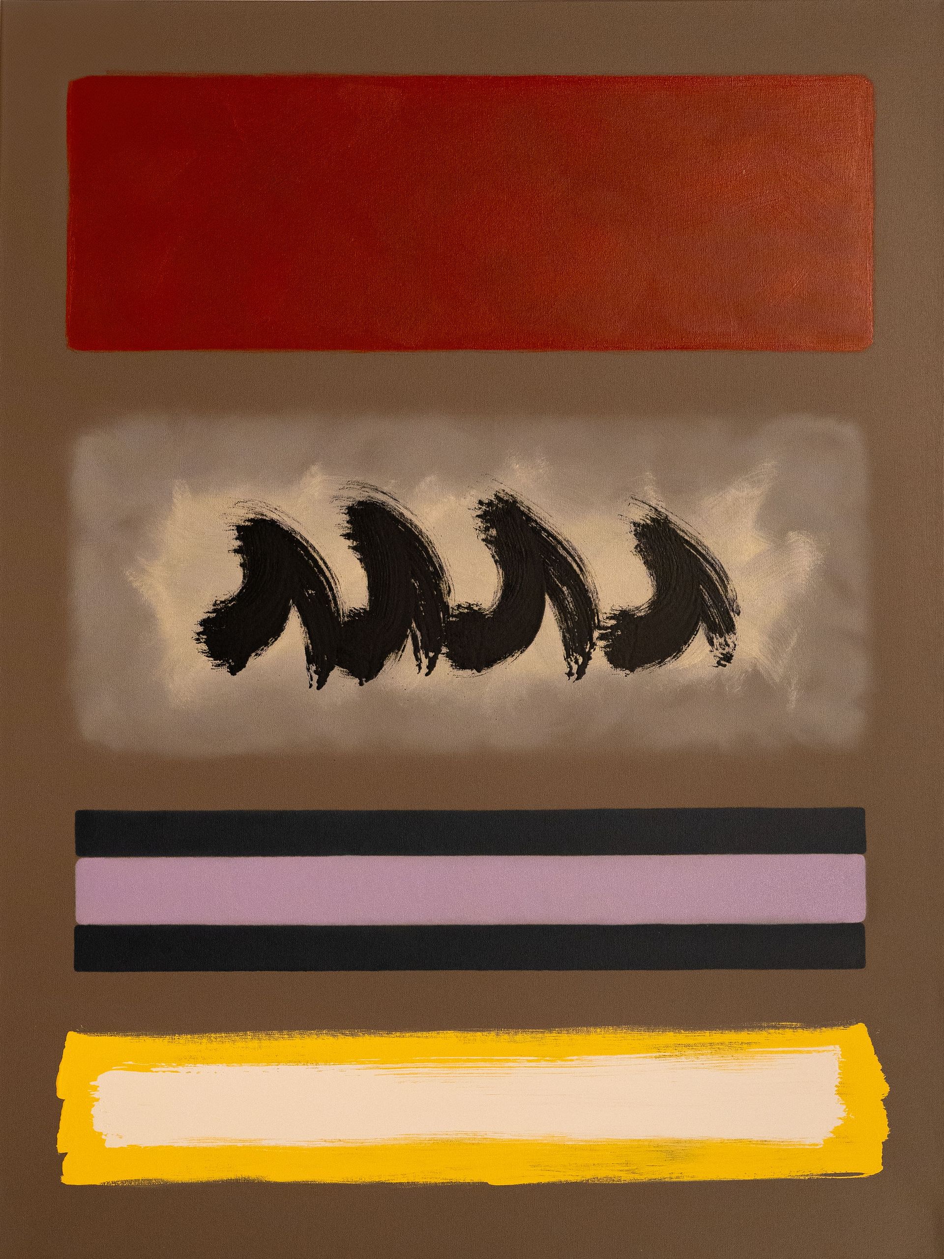 Fences, Lavender on Dark Blue