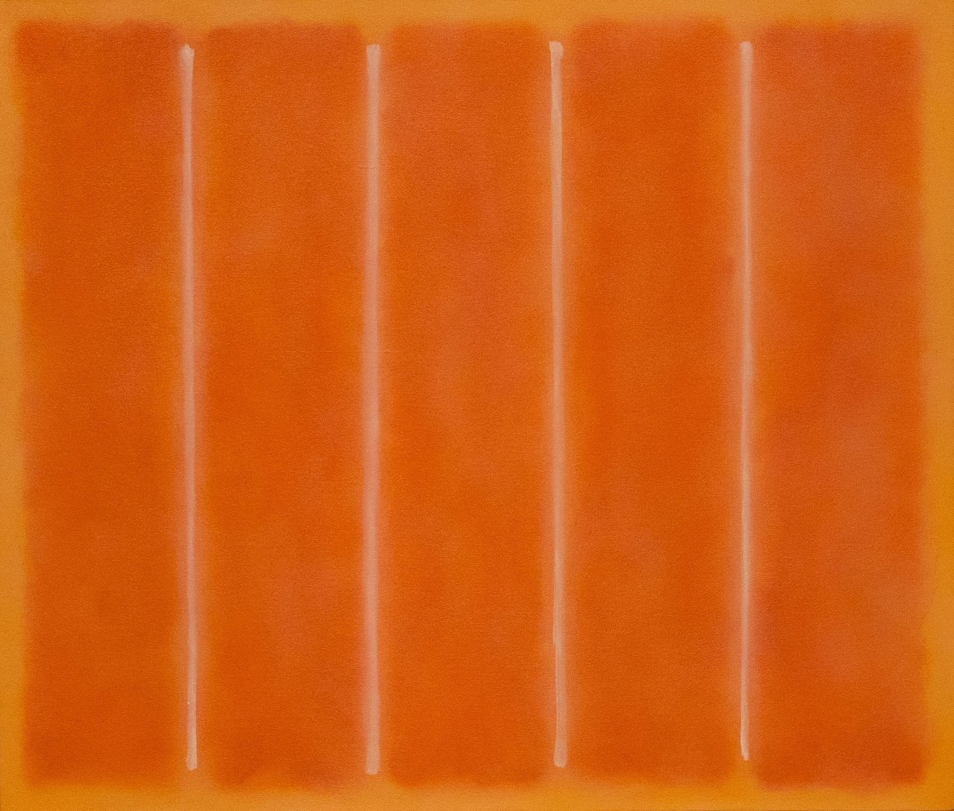 Fences, White on Salmon