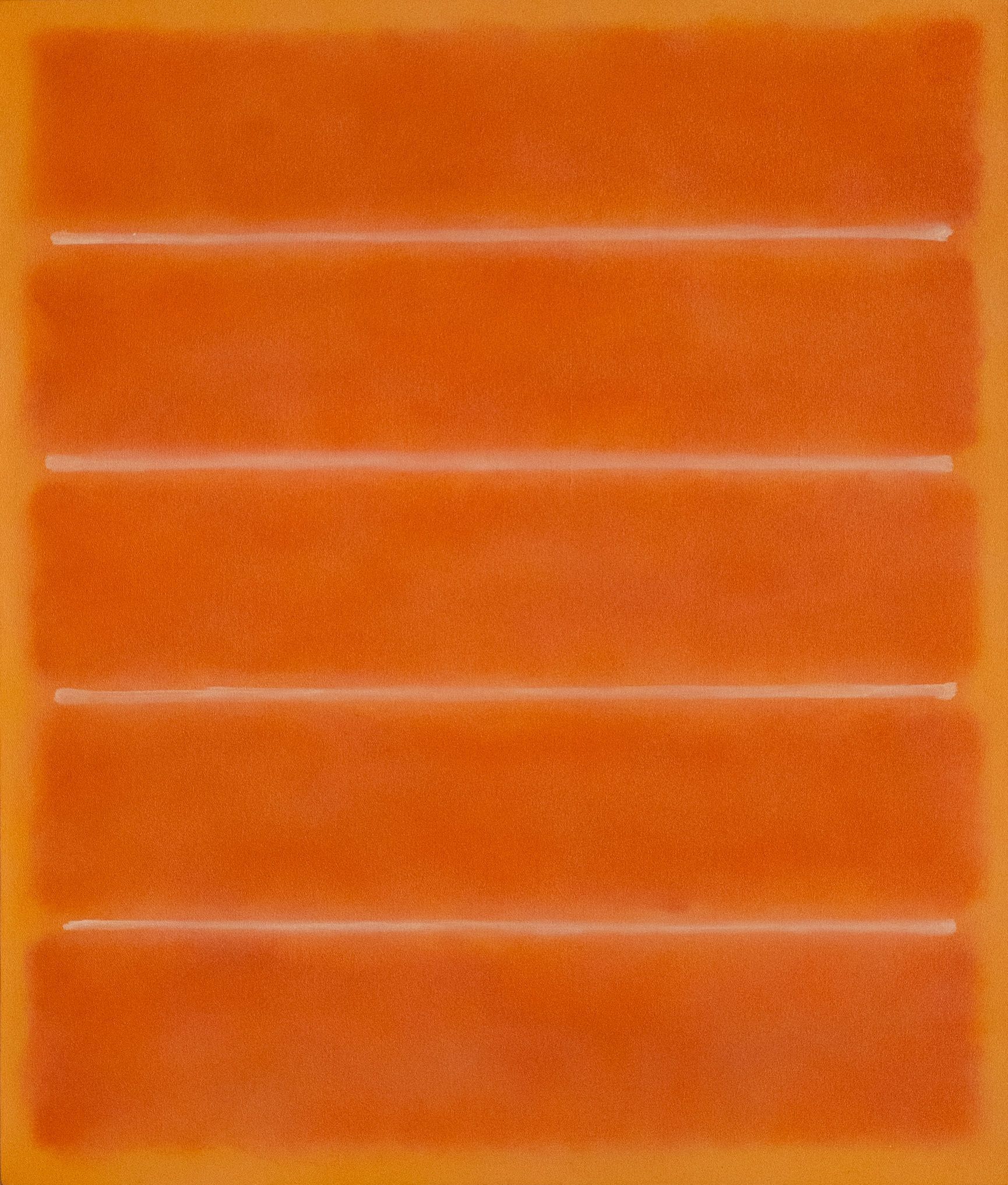 Fences, White on Salmon