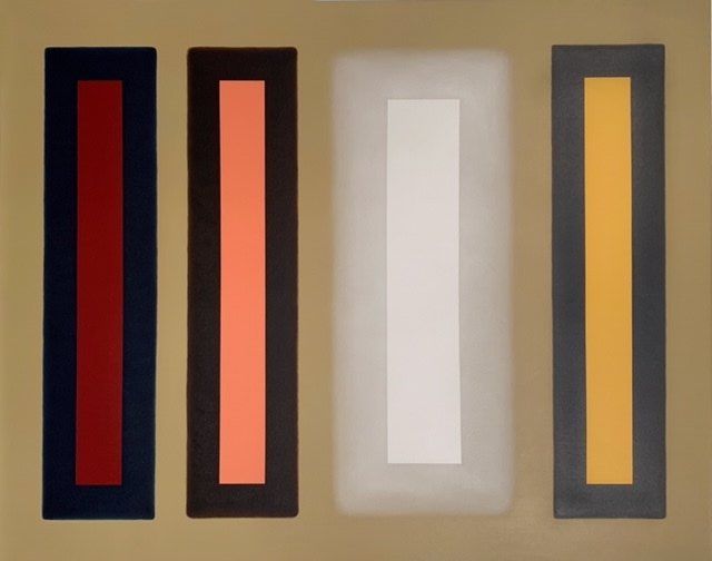 Fences, White on White - vertical display