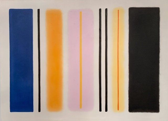 Fences, Yellow on Pink