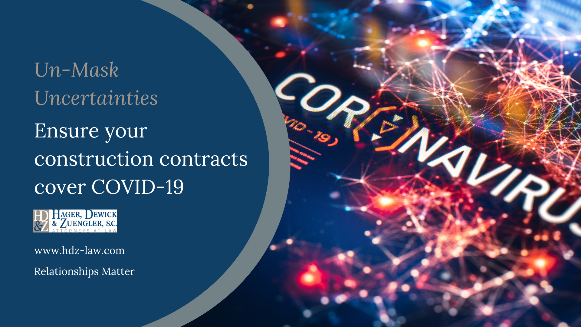 Cover: Coronavirus graphic, title 