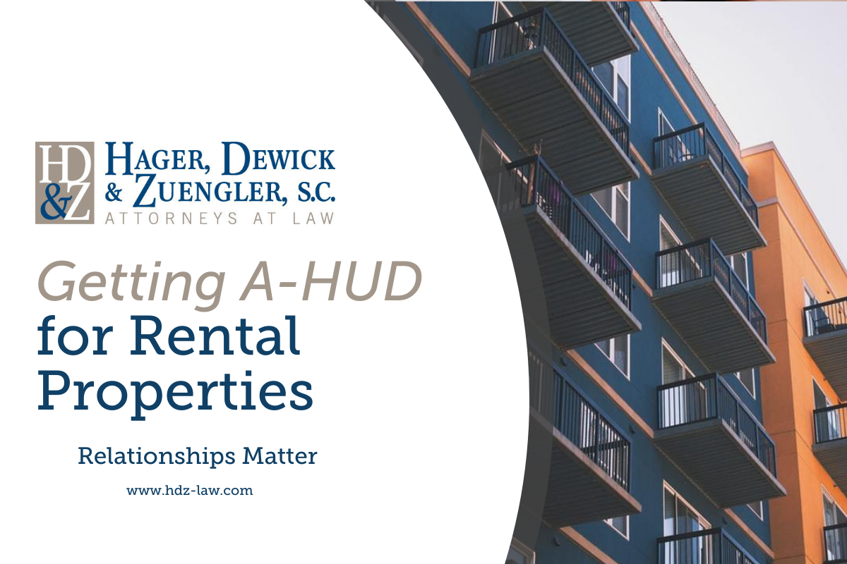 Logo for Hager, Dewick & Zuengler, SC. Text: 