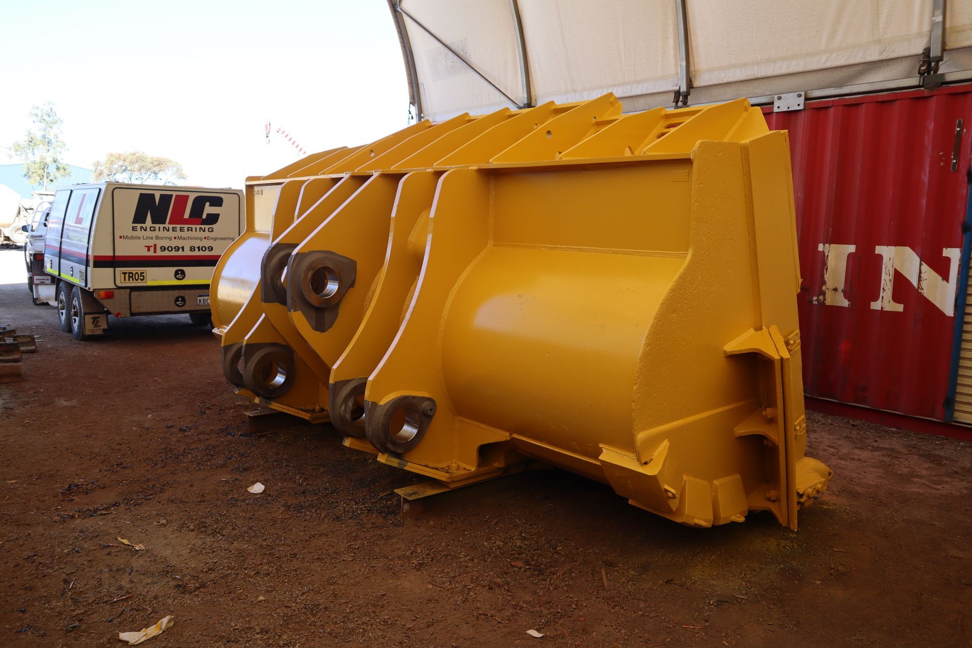 Line Boring Installed on Excavation Digger - Kalgoorlie, WA - NLC Engineering