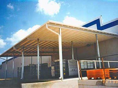 Warehouse with a Covered — Greenville, SC — Greenville Aluminum