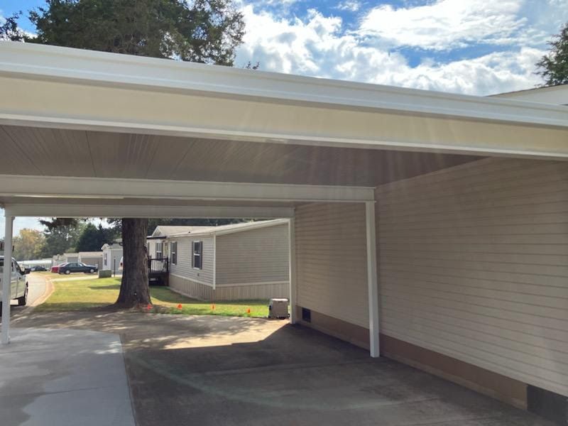 New House Carport — Greenville, SC — Greenville Aluminum