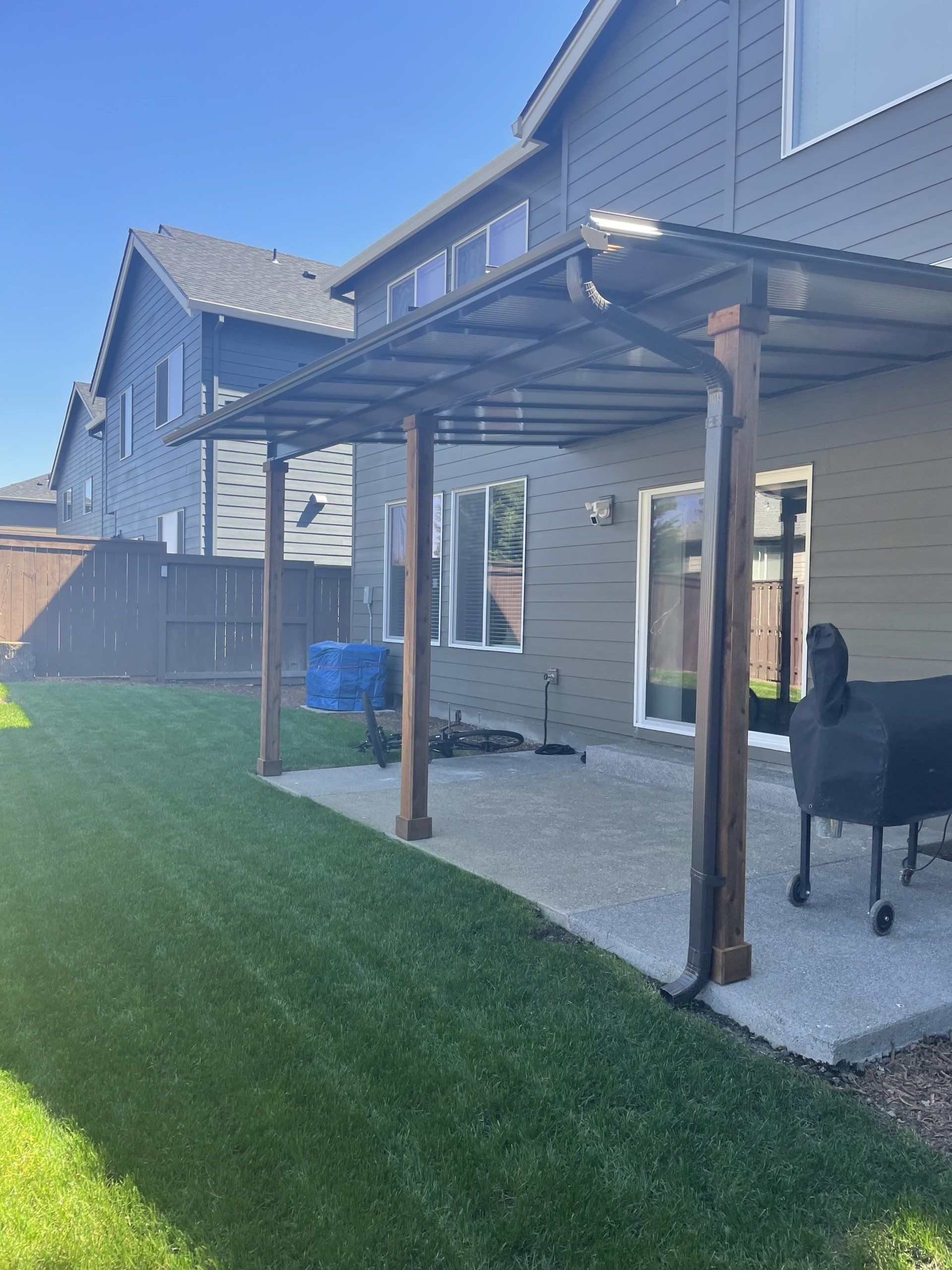 After Patio Cover — Portland, OR — Outdoor Equity Construction LLC