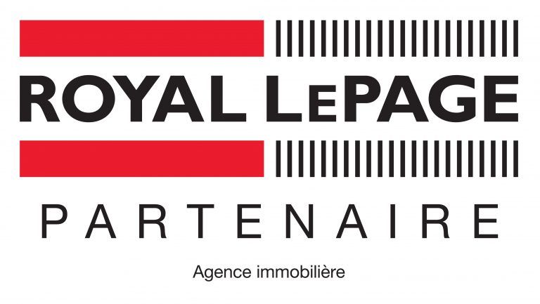 Le logo de royal lepage partenaire est rouge et noir