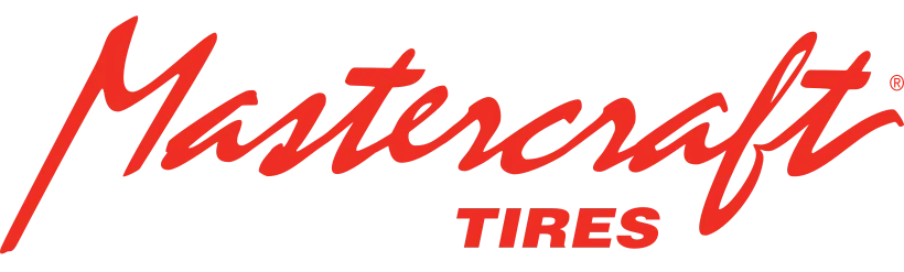 Red Mastercraft Tires logo.