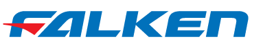 FALKEN tire logo in blue text with red accent on a white background.