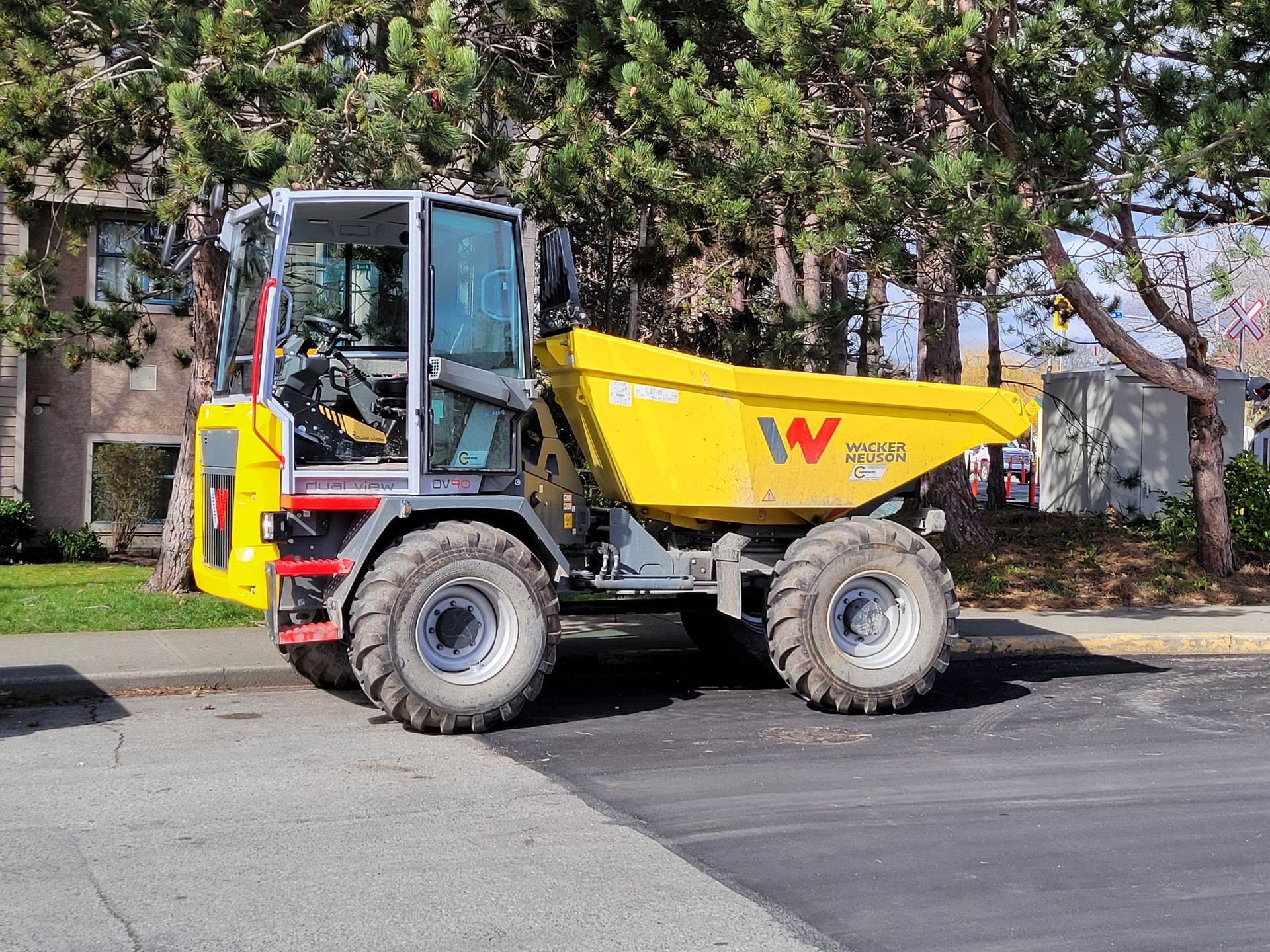 Esquimalt hauling from excavating work