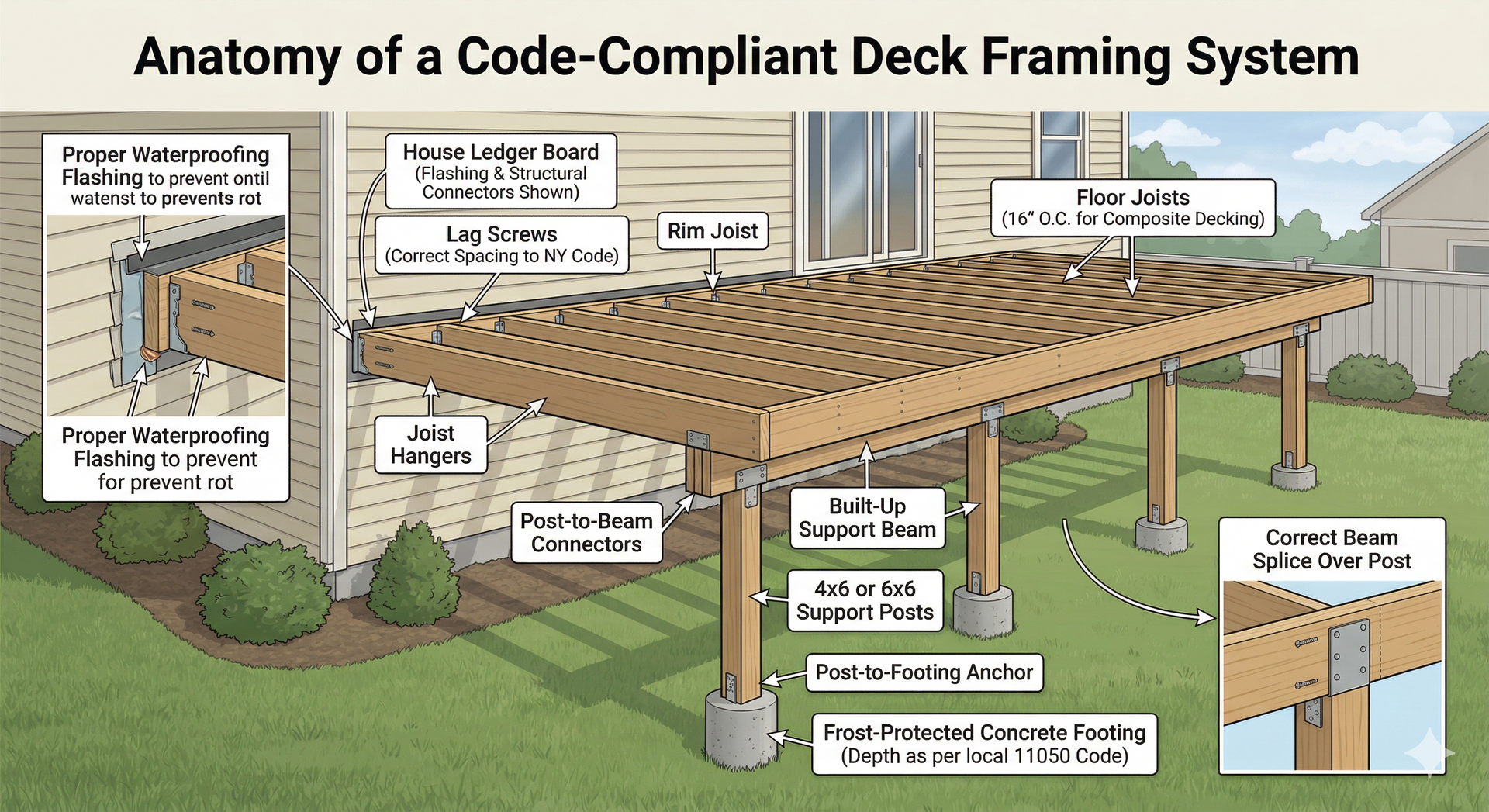 The Local Handyman Deck Construction
