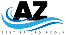 Logo for AZ Best Priced Pools: Black 