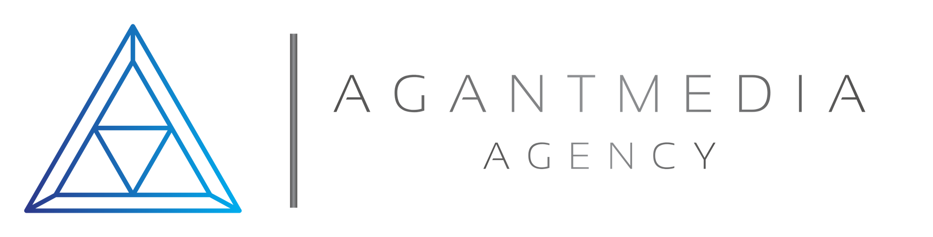 Logo oficial de AGANTMEDIA, agencia digital especializada en diseño web, branding y marketing