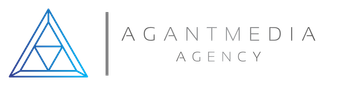 Logo oficial de AGANTMEDIA, agencia digital especializada en diseño web, branding y marketing