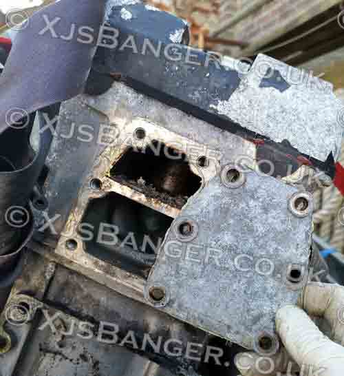 Jaguar AJ6 cylinder head lid and side cannel