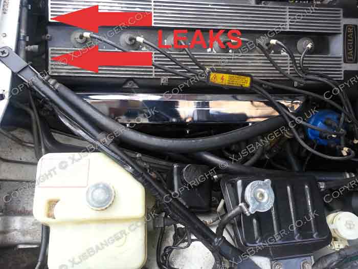 Jaguar XJS AJ6 3.6 Engine common rocker cover leak points