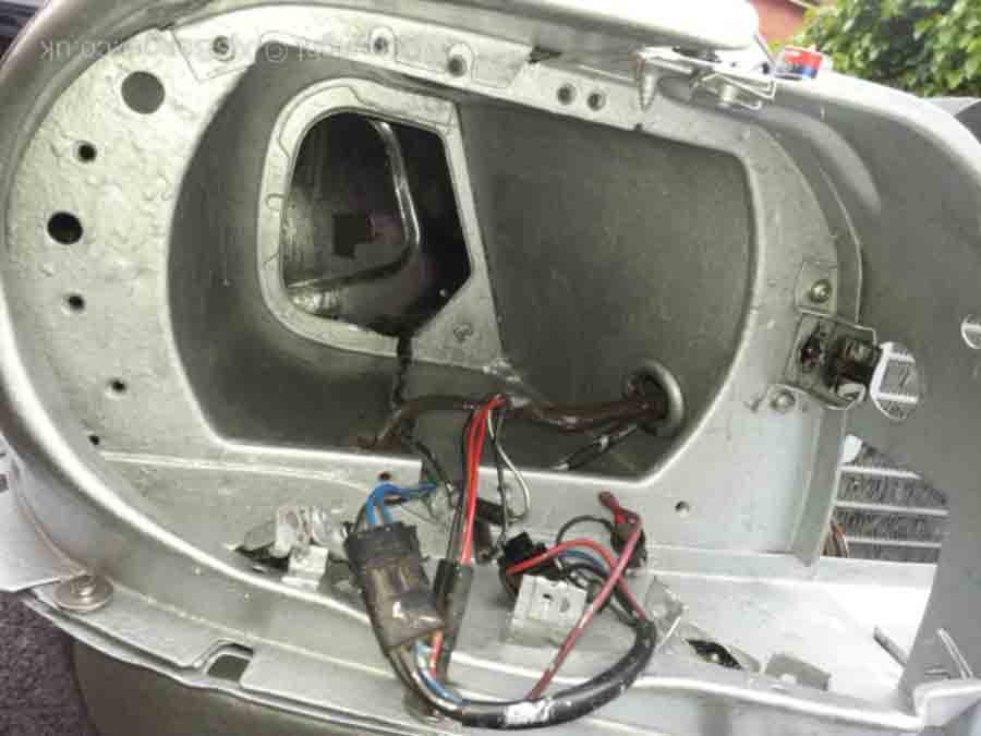 Jaguar XJS front headlamp cavity