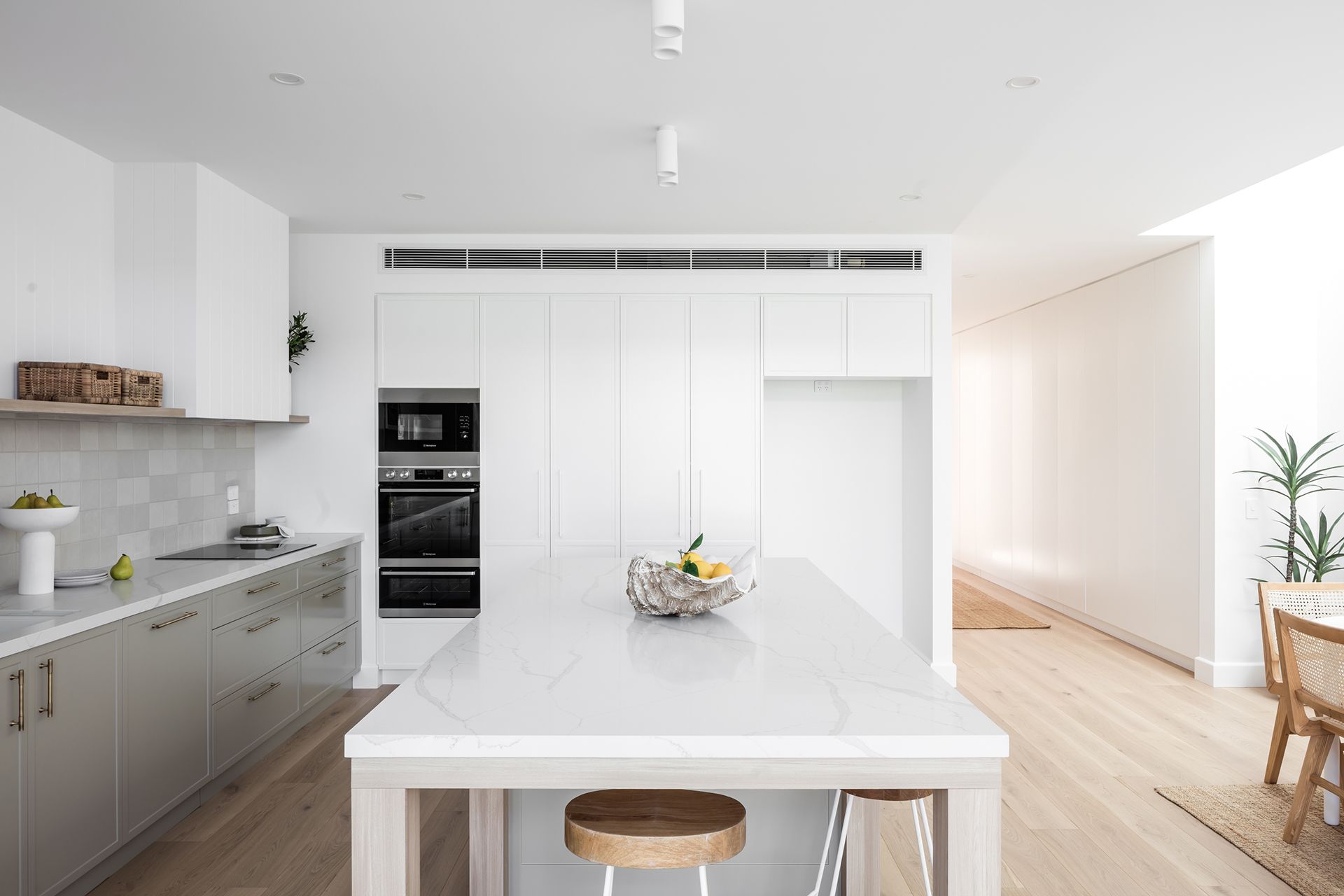 kitchen area at McCourt Building's Kareela Road project