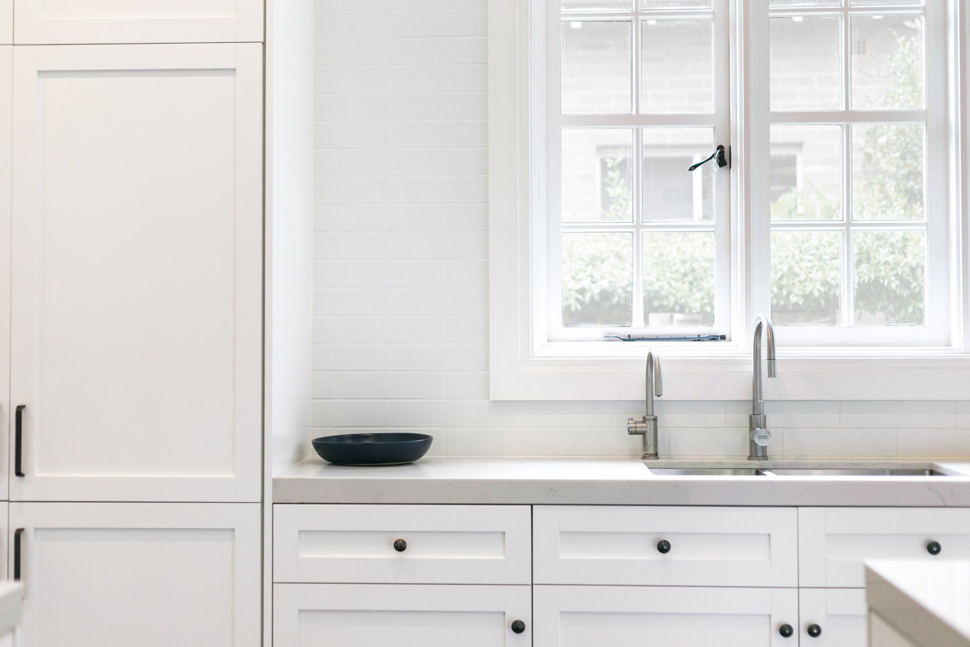 sink area of Ann Street project's bathroom