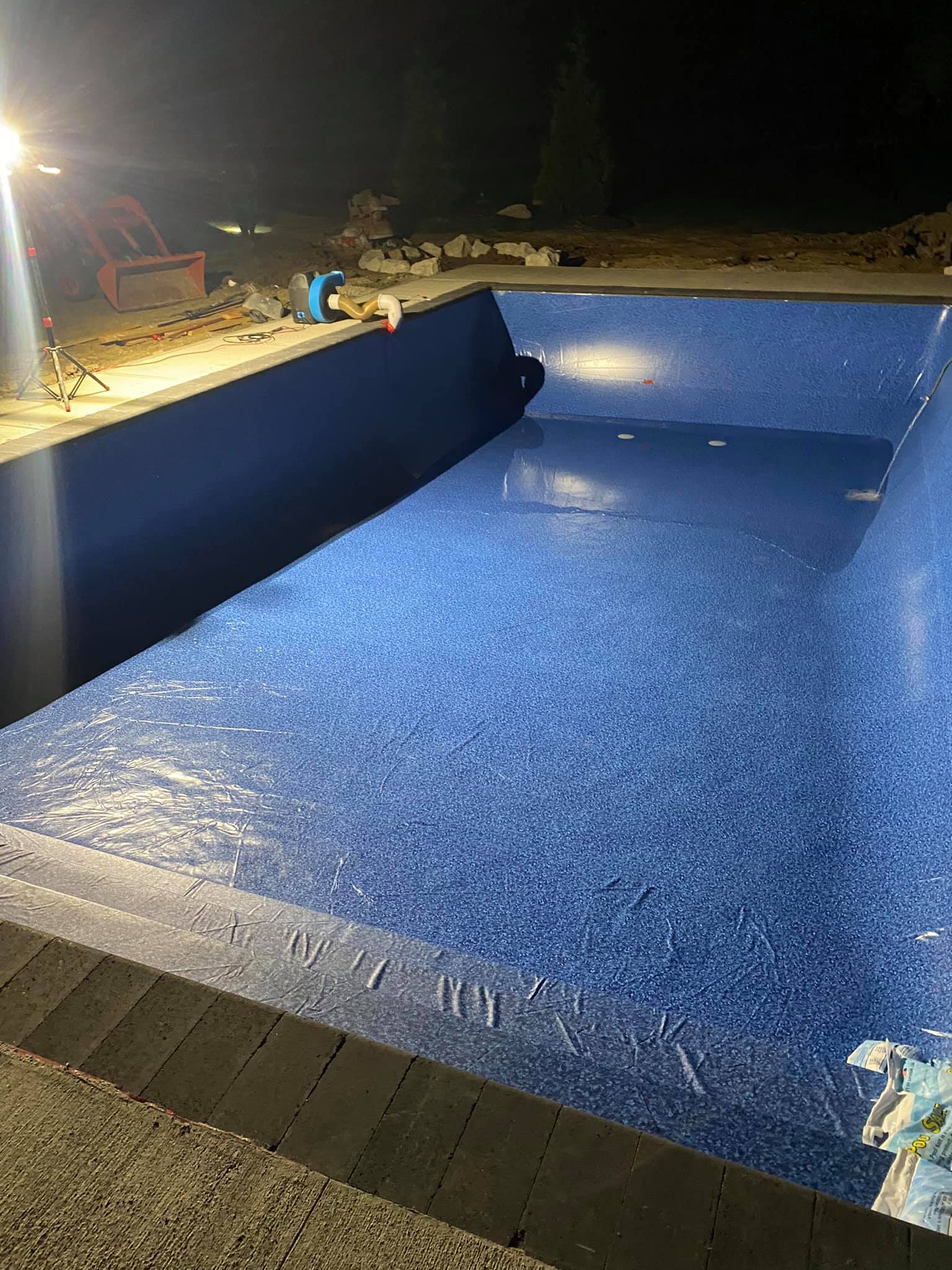 Under Construction Swimming Pool - Delaware, OH - Outdoor Living Pools & Patio