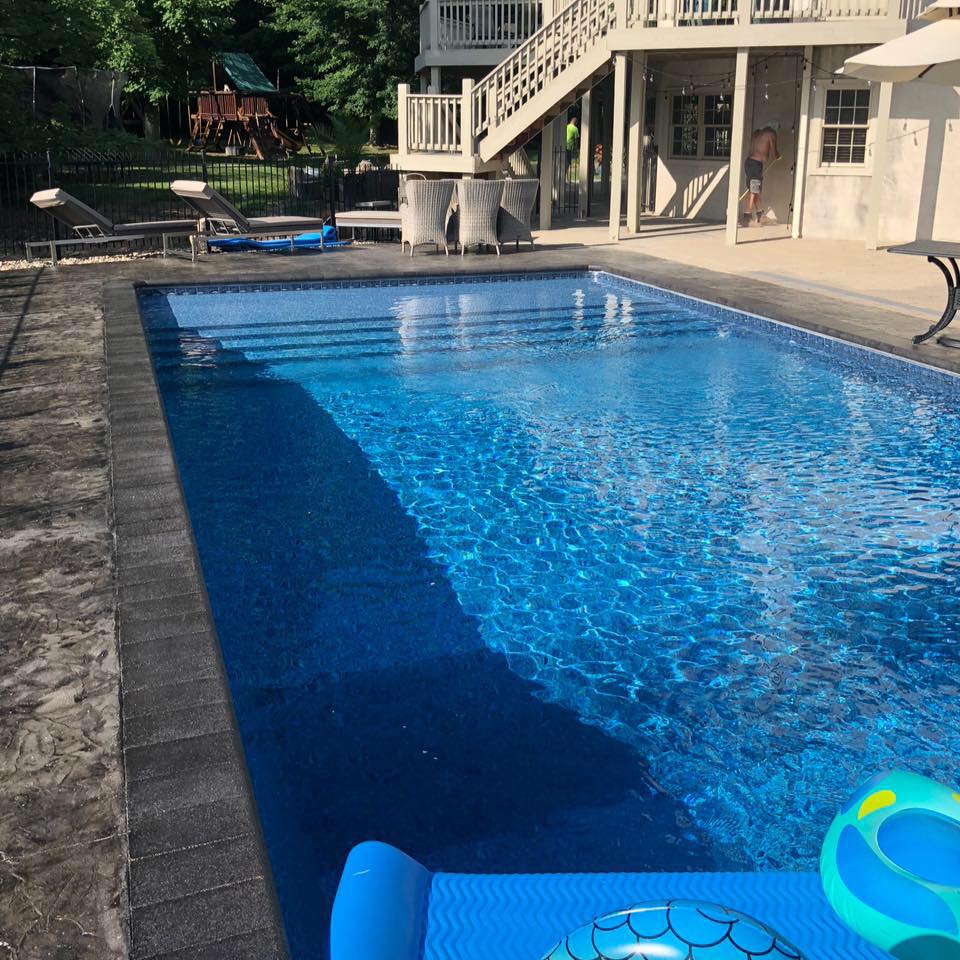 Inflatable Swimming Floaters On A Pool - Delaware, OH - Outdoor Living Pools & Patio