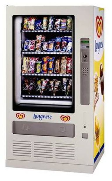 distributore automatico di gelati confezionati