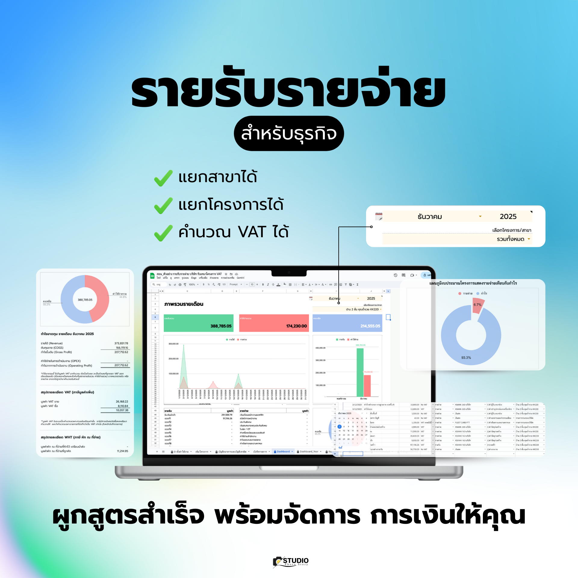 รายรับรายจ่าย ธุรกิจ