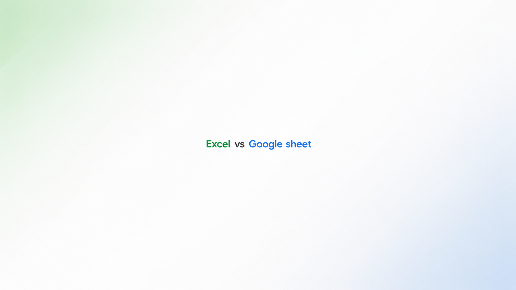 สิ่งที่ Excel ทำไม่ได้ แต่ Google sheets ทำได้