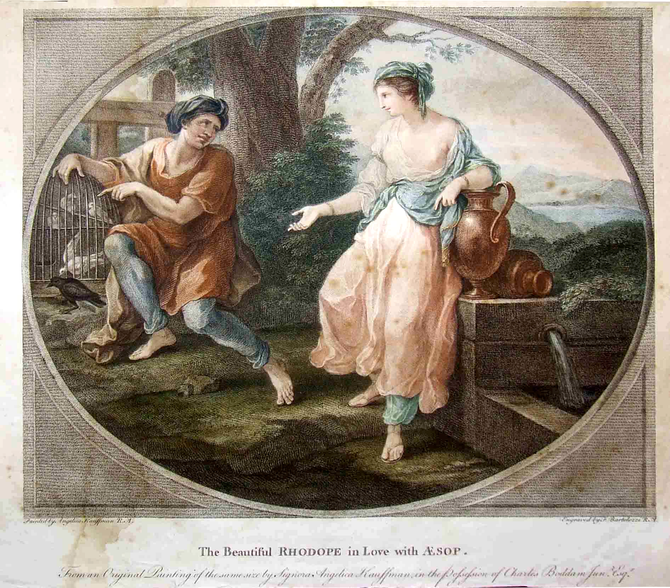 Grabado de Francesco Bartolozzi (1727 - 1815)